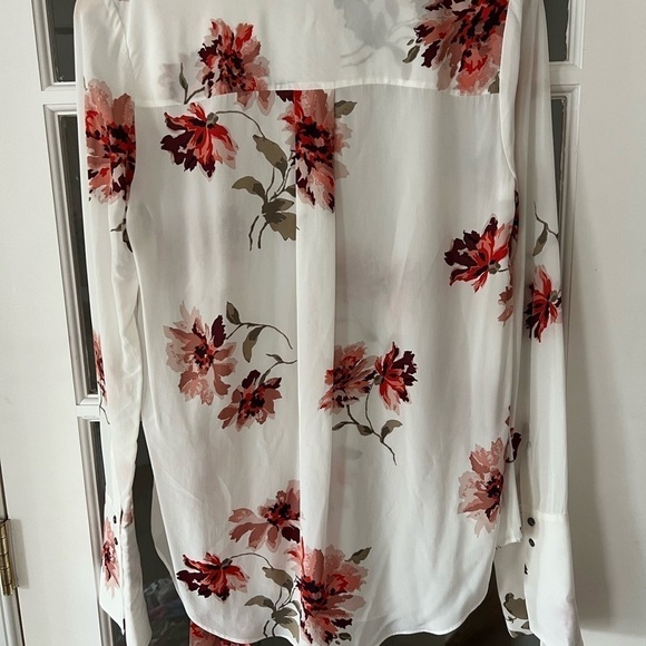 Joie blouse white nadal floral print - Size XS - Picture 4 of 10